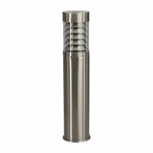 Lindby Luminaire pour socle Enja en inox^ Potelets Extérieurs