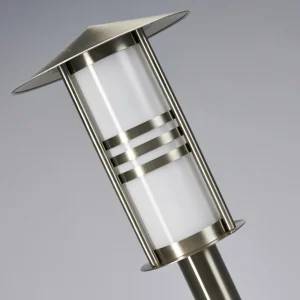 Lindby Luminaire pour socle Erina en inox^ Potelets Extérieurs