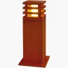 SLV Luminaire pour socle haut de gamme Rusty Square^ Potelets Extérieurs