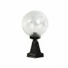 Albert Leuchten Luminaire pour socle I en verre à bulles noir^ Potelets Extérieurs