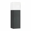 LCD Luminaire pour socle Linus, graphite, hauteur 40cm, aluminium, verre opale^ Potelets Extérieurs