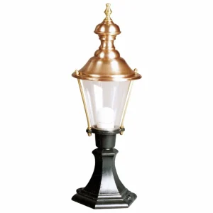K.S. Verlichting Luminaire pour socle Luuk avec pied noir^ Potelets Extérieurs