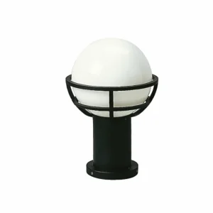 Albert Leuchten Luminaire pour socle noir avec verre opale^ Potelets Extérieurs