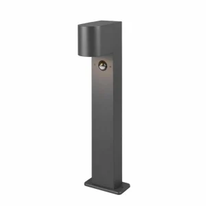 Trio Lighting Luminaire pour socle Roya, détecteur, anthracite^ Potelets Extérieurs Avec Détecteur