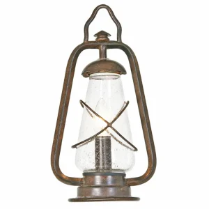 Elstead Luminaire pour socle style lampe de mineurs MINERS^ Potelets Extérieurs