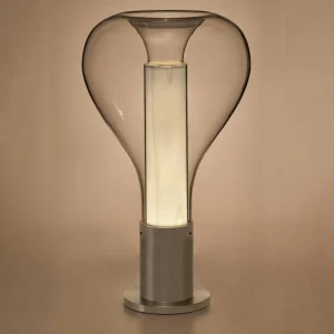 LZF LAMPS LZF Eris Lampe à poser LED verre aluminium/ivoire^ Luminaires Durables