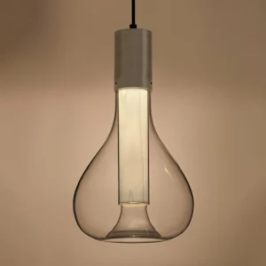 LZF LAMPS LZF Eris suspension LED verre aluminium/ivoire^ Luminaires Durables