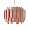 LZF LAMPS LZF Maruja suspension en bois, rose^ Luminaires Durables