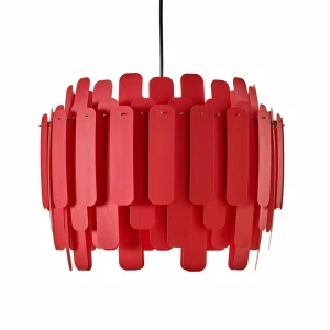 LZF LAMPS LZF Maruja suspension en bois, rouge^ Luminaires Durables