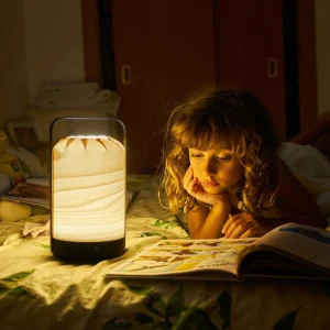 LZF LAMPS LZF Mini Chou lampe à poser LED batterie, ivoire^ Luminaires Durables