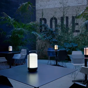 LZF LAMPS LZF Mini Chou lampe à poser LED batterie, ivoire^ Luminaires Durables