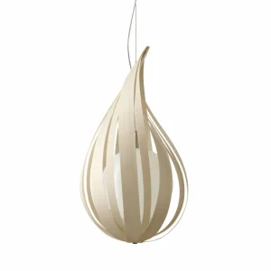 LZF LAMPS LZF Raindrop medium suspension, ivoire^ Luminaires Durables