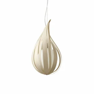 LZF LAMPS LZF Raindrop mini suspension, ivoire^ Luminaires Durables