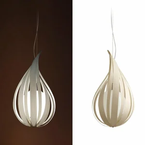 LZF LAMPS LZF Raindrop mini suspension, ivoire^ Luminaires Durables
