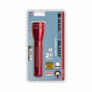 Maglite Lampe de poche au xénon ML25IT, 2-Cell C, rouge^ Lampes Torche