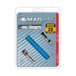 Maglite Lampe de poche au xénon Solitaire 1-Cell AAA bleu^ Lampes Torche