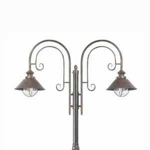 FARO BARCELONA Magnifique lampadaire Nautica à 2 lampes^ Lampadaires D'Extérieur