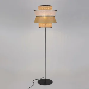 MARKET SET Singapour lampadaire, miel/sable^ Luminaires De Terrasse