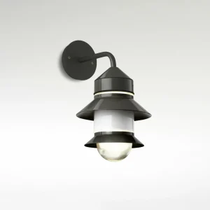 Marset Santorini applique d'extérieur, IP65, gris^ Appliques Murales Extérieures