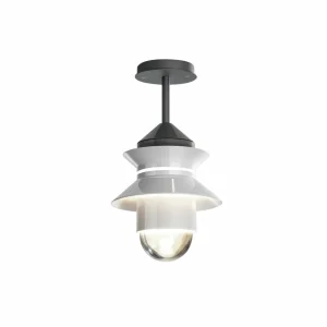 Marset Santorini plafonnier d'extérieur, IP65, blanc^ Plafonniers D'Extérieur