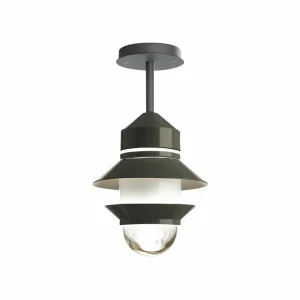 Marset Santorini plafonnier d'extérieur, IP65, gris^ Plafonniers D'Extérieur