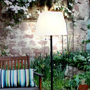 MEGATRON lampadaire LED Danna abat-jour rond IP44^ Luminaires De Terrasse