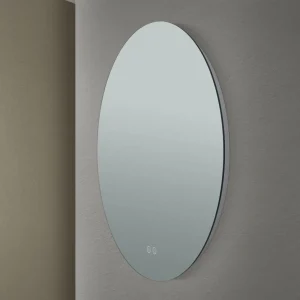 ORION Miroir LED Focus, Ø 60 cm, CCT, antibuée, variateur tactile^ Meubles & Aménagements