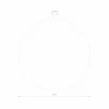 Nowodvorski Lighting Miroir LED Ring L, Ø 39 cm, verre, blanc chaud^ Meubles & Aménagements