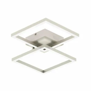 tint Müller Licht Plafonnier LED Cano, RVB, CCT, argenté^ Plafonniers Connectés