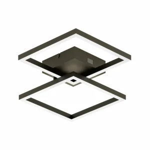 tint Müller Licht Plafonnier LED Cano, RVB, CCT, noir^ Plafonniers Connectés