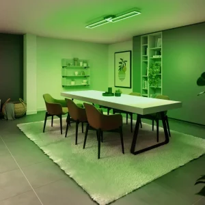 tint Müller Licht Plafonnier LED Ciso, RVB, CCT, argenté^ Plafonniers Connectés