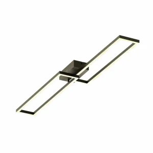 tint Müller Licht Plafonnier LED Ciso, RVB, CCT, noir^ Plafonniers Connectés