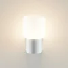 Molto Luce applique d'extérieur Lanu Flat, blanc, aluminium/verre^ Appliques Murales Extérieures