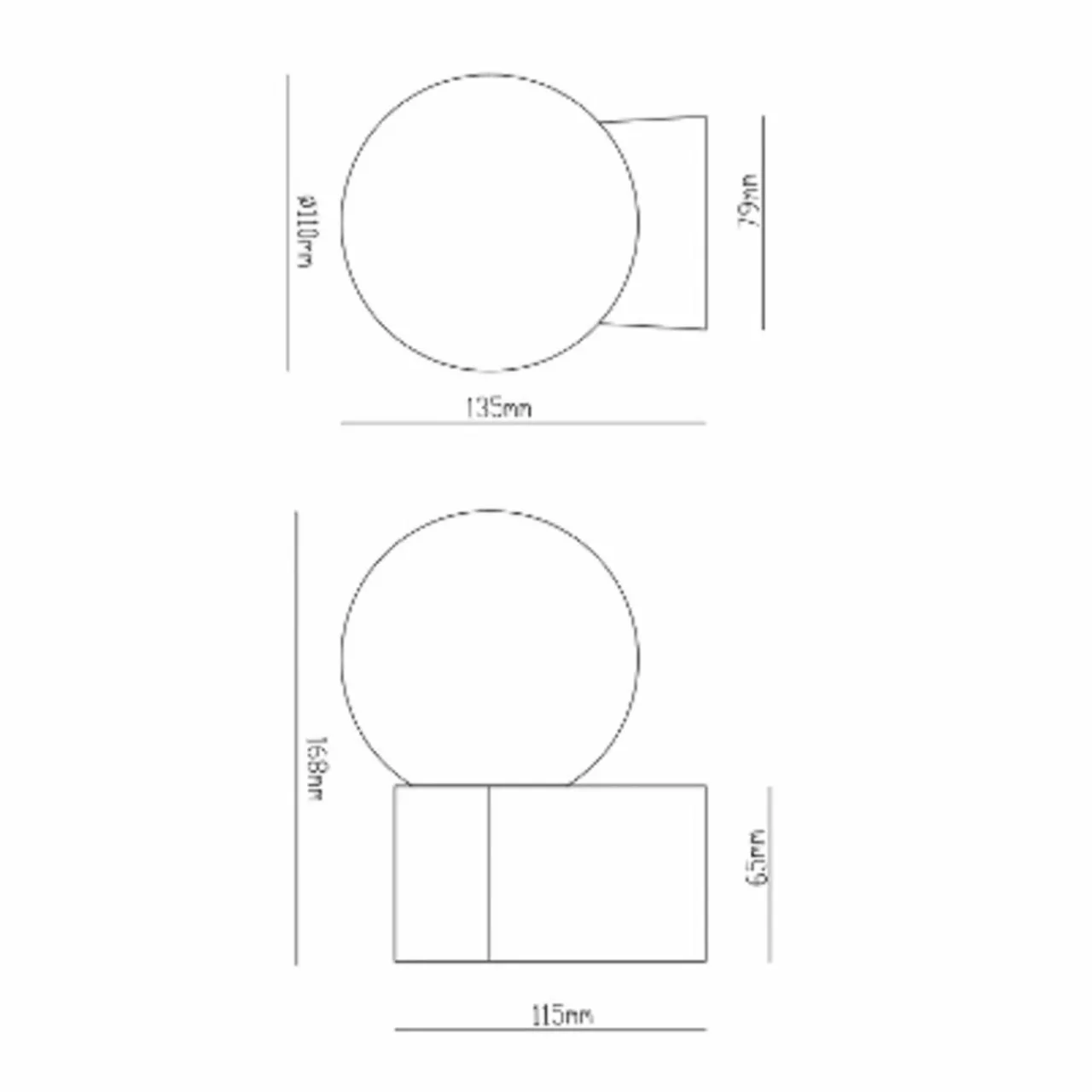 molto_luce_applique_dextrieur_lanu_round_noir_aluminiumverre_0.webp Molto Luce applique d'extérieur Lanu Round, noir, aluminium/verre^ Appliques Murales Extérieures