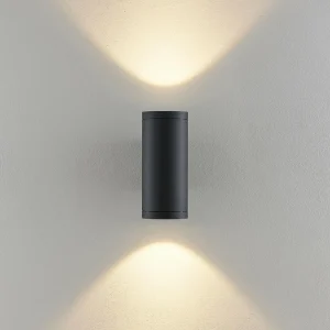 Molto Luce applique d'extérieur LED Foris Round Double, anthracite^ Appliques Murales Extérieures