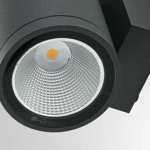 Molto Luce applique d'extérieur LED Foris Round Double, anthracite^ Appliques Murales Extérieures