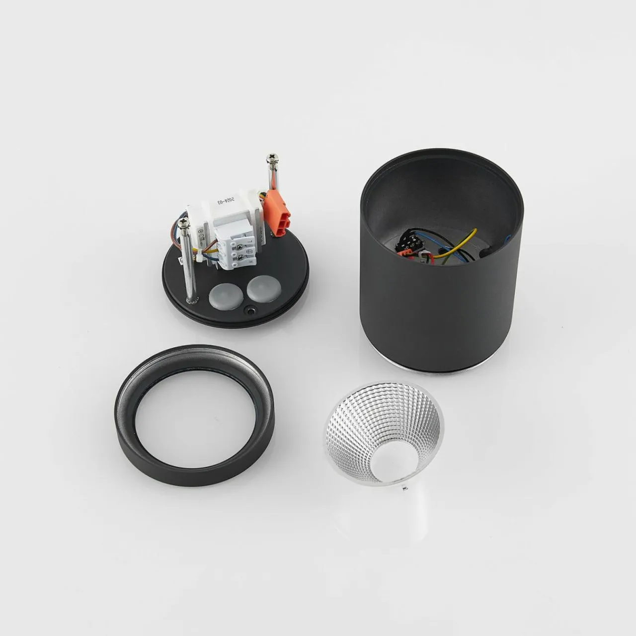 Molto Luce Projecteur d'extérieur LED Foris Round SD, anthracite, aluminium^ Plafonniers D'Extérieur
