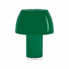 NEMO Lampe à poser LED rechargeable Lorosae, vert, verre, IP54, USB^ Lampes Décoratives
