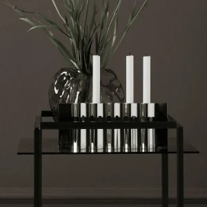New Works bougeoir Ripply, largeur 33 cm, acier inoxydable^ Meubles & Aménagements