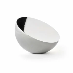 New Works miroir de table Aura, Ø 13 cm, acier inoxydable, poli^ Meubles & Aménagements