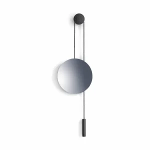 New Works miroir Rise and Shine, noir, Ø 45 cm, verre^ Meubles & Aménagements