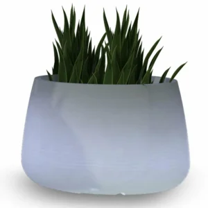 Newgarden bac à plantes solaire LED Camelia, Ø 59 cm, blanc^ Lampes Décoratives