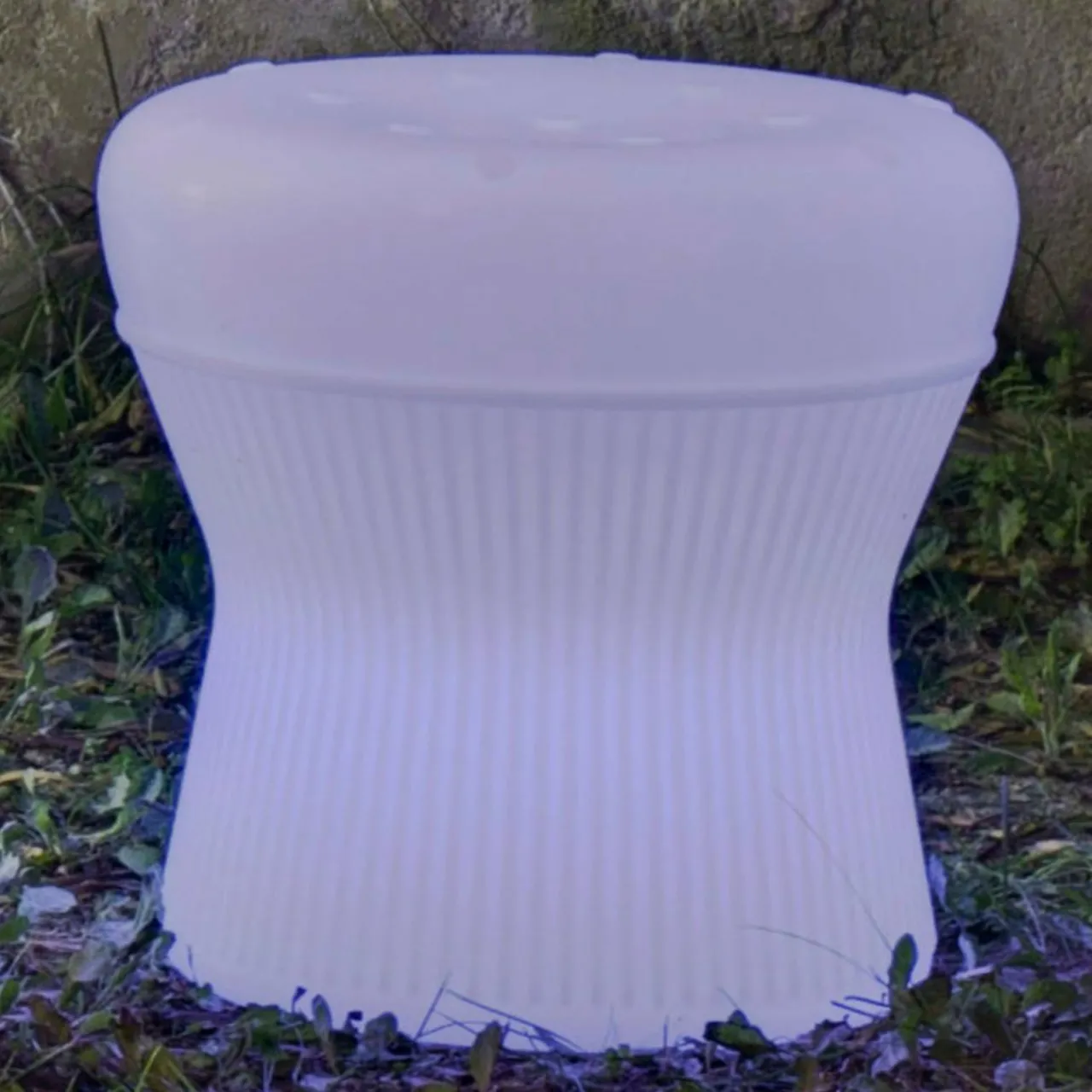 Newgarden Corfu Tabouret solaire à LED, 37 cm, batterie, télécommande^ Meubles & Aménagements