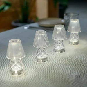 Newgarden lampe à table LED Lola 12 Lux, pile, transparent^ Lampes Décoratives
