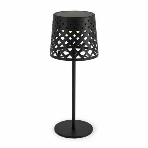 Newgarden lampe de table LED solaire Gretita, noir, métal^ Lampes Décoratives