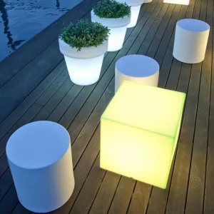 Newgarden lampe solaire Cuby cube, hauteur 53 cm^ Lampes Décoratives