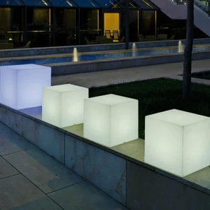 Newgarden lampe solaire Cuby cube, hauteur 43 cm^ Lampes Décoratives