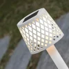 Newgarden lampe solaire LED Gretita, blanc, piquet de terre, set de 4^ Lampes Décoratives