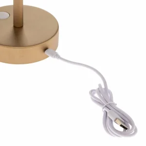 Newgarden Lola Slim lampe à poser LED, laiton^ Lampes Décoratives