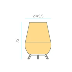 Newgarden Saona lampadaire LED sur batterie^ Lampes Décoratives